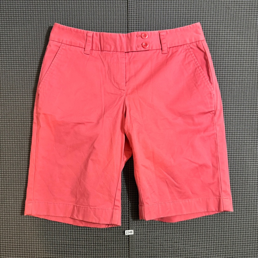Vineyard Vines Womens Size 4 Coral Pink Chino Bermuda Shorts
